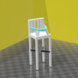 baby-room-high-chair.png Baby high chair: doll furniture