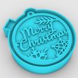 adorno-merry-christmas_2.jpg merry christmas ornament - freshie mold - silicone mold box