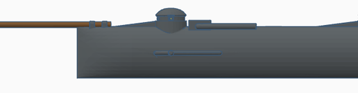 🎨 Simple CSS/ H.L. Hunley・Free 3D File for ・Cults