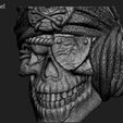 PSP_z17.jpg Pirate skull pendant vol 1 3D print model