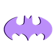 Batman_logo_solo.stl Batman Logo - DC Comics