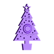xtree_Spinner.stl Christmas Tree Fidget Spinner