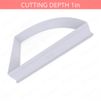 1-4_Of_Pie~5.5in-cookiecutter-only2.png Slice (1∕4) of Pie Cookie Cutter 5.5in / 14cm