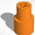 3D-Shaft-4mm.png TT Shaft Adapter Motor Yellow to L3G0
