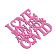 LoveIsInTheAirAndSoIsCovidCardAccessoryWithOutJumpring3DPrintImage.png 2021 Valentine’s Day Love Is In The Air & So Is Covid Keychain Tag, Ornament/Gift Tag & Card Decoration