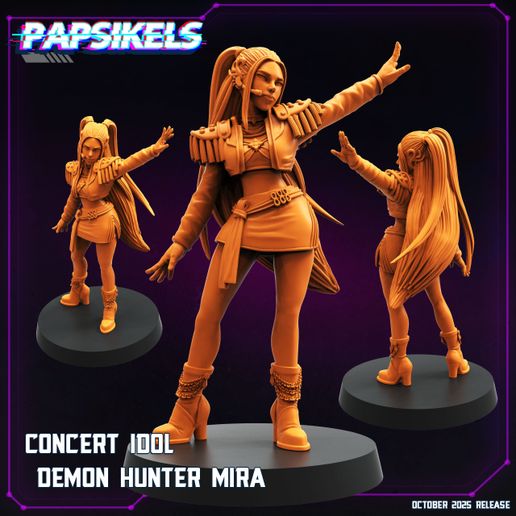 CONCERT IDOL DEMON HUNTER MIRA - 3D model önizlemesi