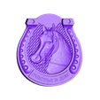 674_Panno.stl horse bust medal cnc art