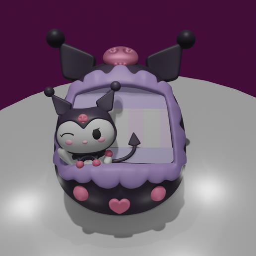 🎨 Tamagotchi Kuromi・ STL File for 3D printing・Cults