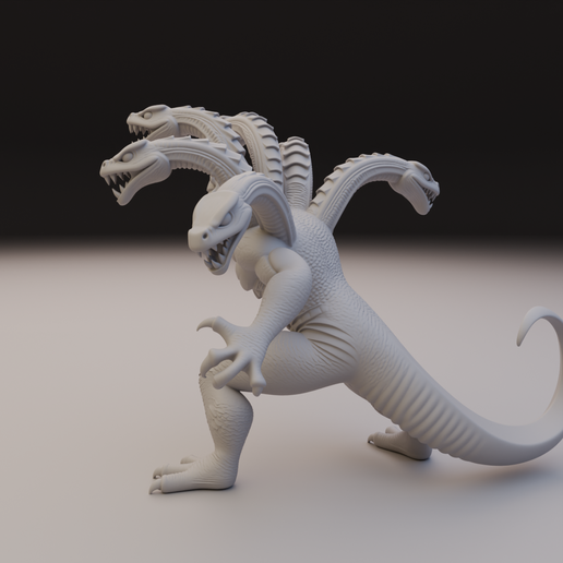 👹 Hydra Statue - Multi-Headed Serpent Monster・ 3D File for 3D printing ...