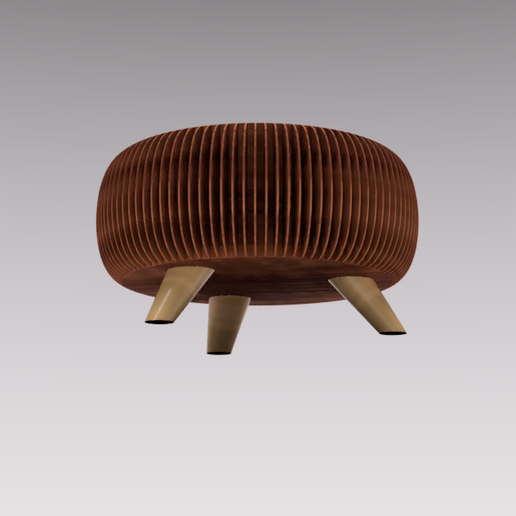 3-beiniger erhhter Pflanzentopf - STL File STL Datei fr 3D-DruckCults