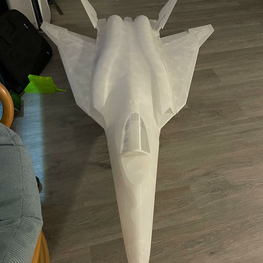 v-tail.jpg 3d printed RC Stealth fighter twin 70mm EDF