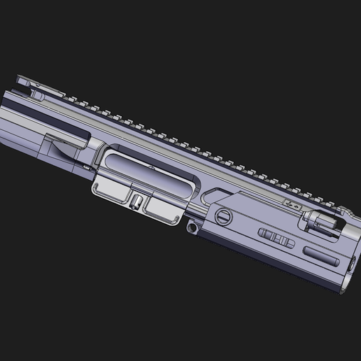 SIG MCX Rattler Upper Receiver for VFC — Airsoft AEG/GBB Drop-In Replacement, Full Picatinny Rail, FDM No Supports