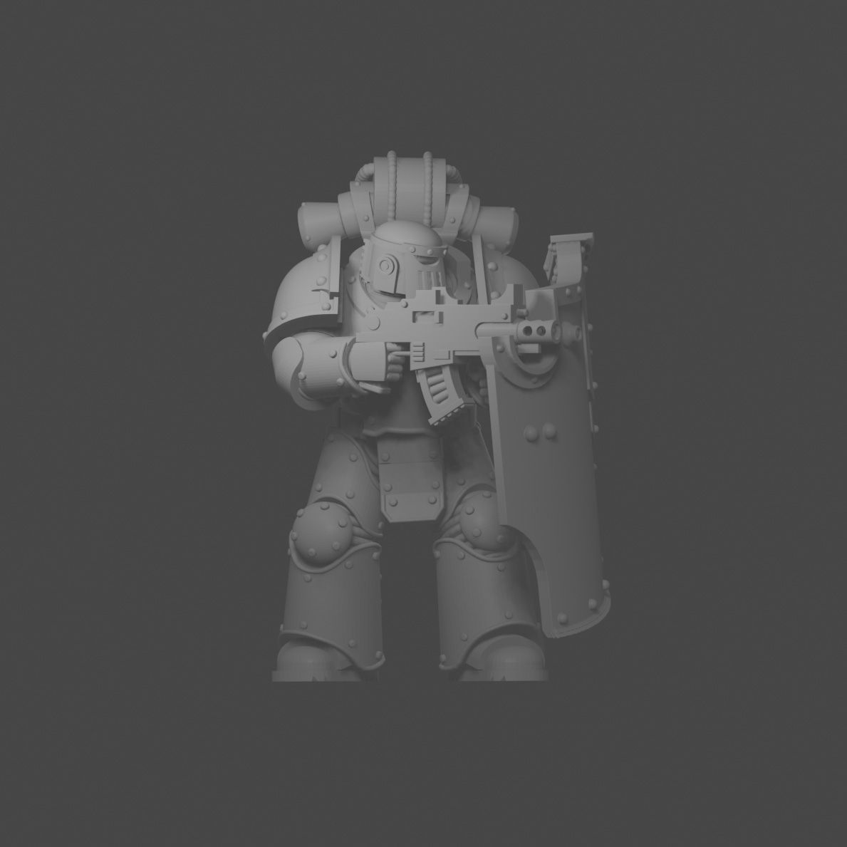 5.jpg STL file Truescale rivet armor with big shields・3D printing model to download, Fummelfinger