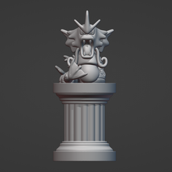 Straight.png Gyarados Statue and Talisman - Secret container for your coins!