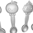 013.png Kawaii Fruit Spoon Set (4 Pack)