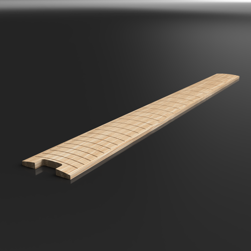 🎸 Guitar Fretboard Inlay Cover (Plain Design)・ STL File for 3D printing ...
