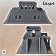 3.jpg Egyptian building with grand staircase and upper floor (5) - Canyon Sandy Landscape 28mm 15mm RPG DND Nomad Desertland African