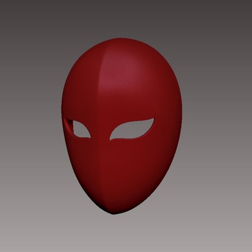 🥳 Red Mask・ STL File for 3D printing・Cults