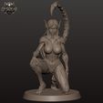 3.jpg Scorpion Cyborg – Futuristic Female Assassin STL for 3D Printing | Obsidian 3D