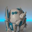 Photo2.jpg Free STL file Articulated Golem robot, Model B-800, Printed to assemble・3D printer design to download