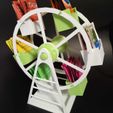 20240316_090304.jpg Teabag Ferris Wheel (The Teabagger) - Easy to print - Easy to assemble