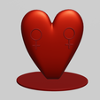 corazon4.png Toothbrush holder - couples