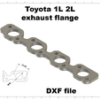 Snimok-ekrana-2025-06-10-v-08.58.29.png Toyota 1L 2L Diesel Exhaust Manifold Header Flange DXF – L-Series Engine CNC Cutting File
