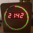 clock_kit_recess_stands_scad_FrontView_B.jpeg Rotation LED Clock Enclosure