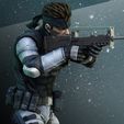 Base-Render-34910gqg.jpg Solid Snake Metal Gear Solid 1 version fan art 3D print model