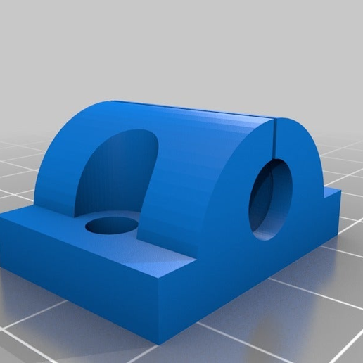 8mm rod holder for Y axis on 2020 i3 clone - 3D model önizlemesi