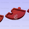 3.png Round Shaped Puzzle Tray 3 pieces - 3D STL file and vector files - Dxf, Svg, Eps, Pdf, Ai for CNC
