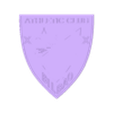 Escudo Athletic Bilbao.stl Athletic Bilbao shield with support