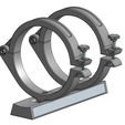 ISO1.png Modifiable Telescope tube rings with aluminium rail