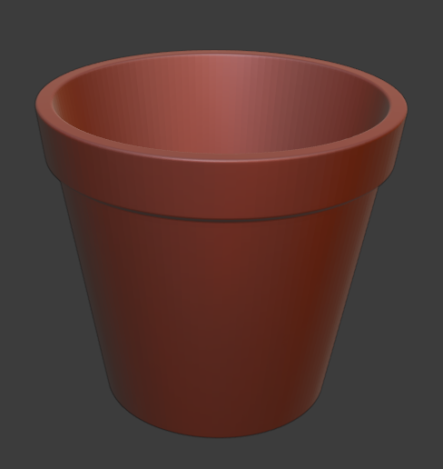 PlainVaseBlenderMatcap.PNG Ikea Cactus Pot