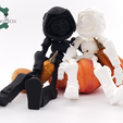 08.-Home-Decor-2.png Cobotech 3D Print Articulated Robot Skeleton, RoboSkeleton, Articulated Toys, Halloween Decor