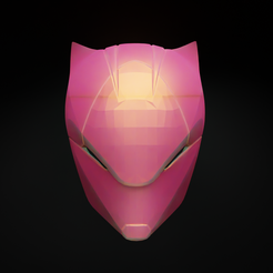1B.png Fortnite Lynix Cosplay Mask - Lynix Costume Mask 3D print model