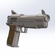 4.JPG STL file Fortnite gun pistol・3D printing template to download