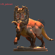 tbrender_004.png Pentaceratops sternbergii - Statue for 3D printing