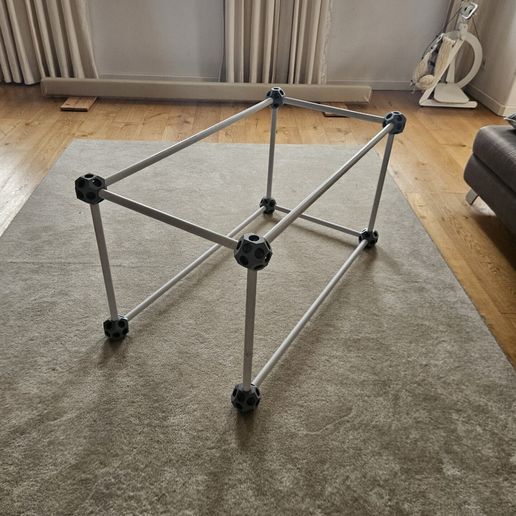 Build cubes for plastic rods