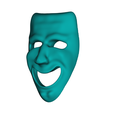 Capture-d'ecran-2025-12-10-113552.png Theater Comedy Mask - Stylized 3D Model
