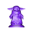 BabyYoda_LowPoly_1.OBJ Baby Yoda Low Poly - The Mandalorian - Star Wars