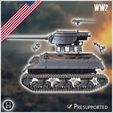 8.jpg M36B2 Jackson Tank Destroyer (combat damaged version) - USA US Army Western Front Normandy Africa Bulge WWII D-Day
