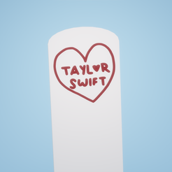 1-TaylorSwift-Heart-Bookmark1.png Taylor Swift Heart Bookmark #1