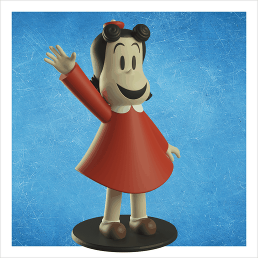 Little Lulu 3D model