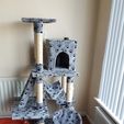 The_aftermath.jpg Cat Condo / activity scratching Pole repair kit. (For owners of fat cats)