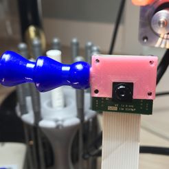 2020-01-02_10.45.10.jpg Archivo STL gratis Soporte mínimo de cámara Raspberry Pi para tubo flexible・Modelo imprimible en 3D para descargar