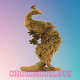 1.png peafowl 3D MODEL STL FILE FOR CNC ROUTER LASER & 3D PRINTER
