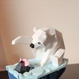 Eisbär mit Robbe (Automaten)