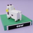 vaca-3.jpg Minecraft cow model | STL file for 3D printing