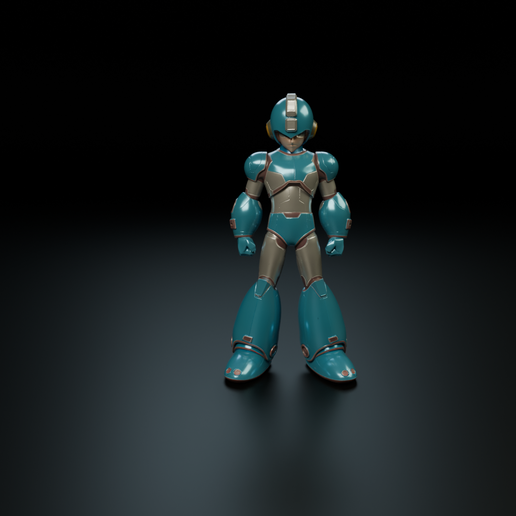 👨 mega man・ 3D File for 3D printing・Cults
